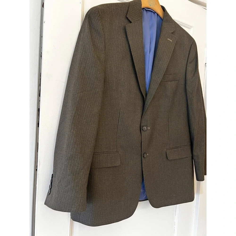 CHAPS RALPH LAUREN Men's Size 46 Blazer Sport Coat Suit Jacket Brown